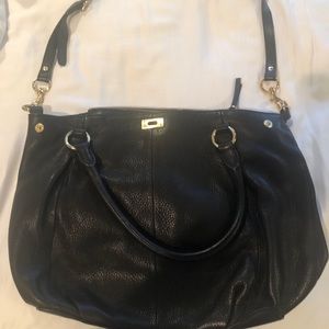 J CREW Black Leather handbag